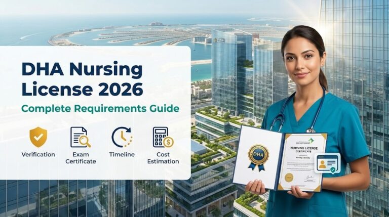 DHA nursing license requirements 2026 complete guide for Dubai healthcare professionals